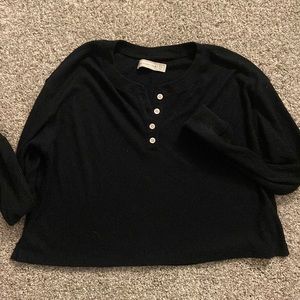 Abercrombie and Fitch Long Sleeve Crop Top